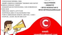 Lowongan kerja PT Career Indo Consulting Indramayu
